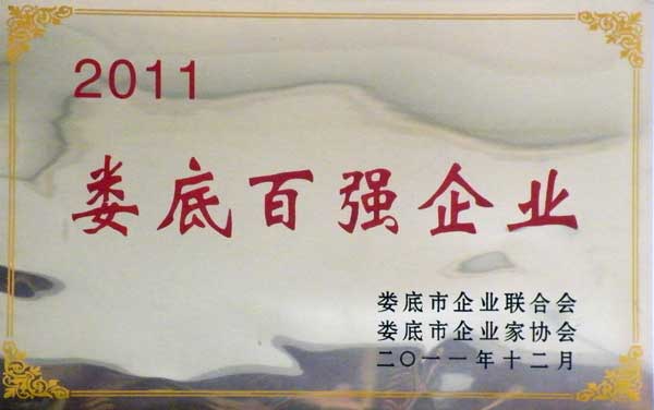 2011娄底百强企业